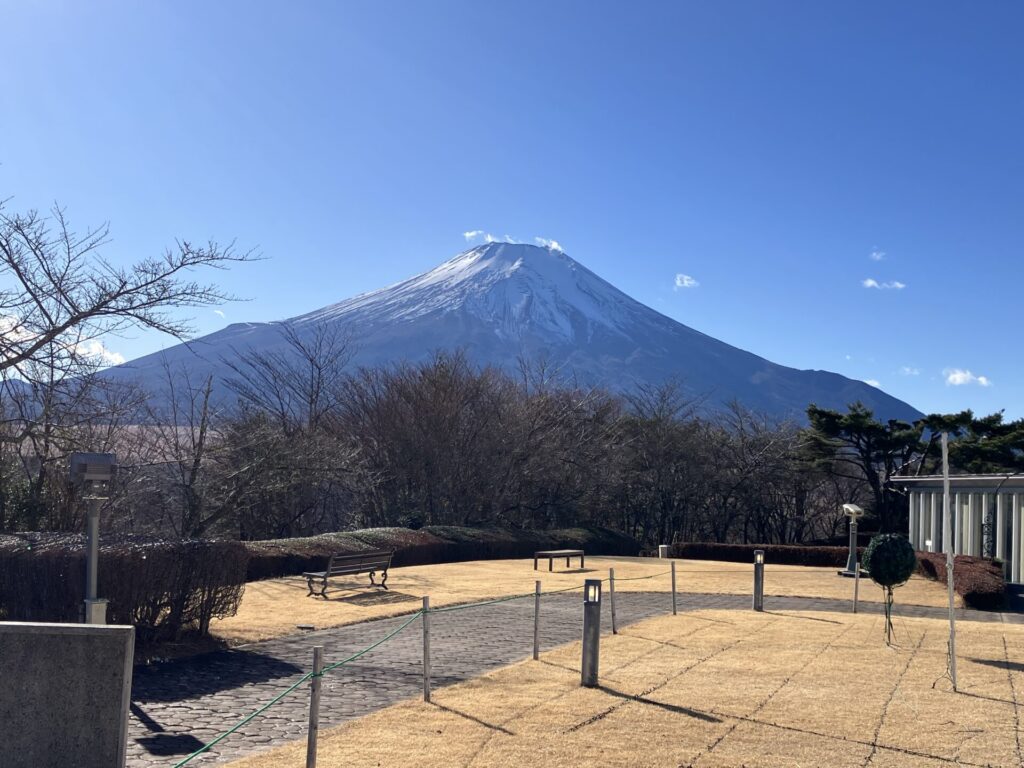 ホテルマウント富士からの富士山